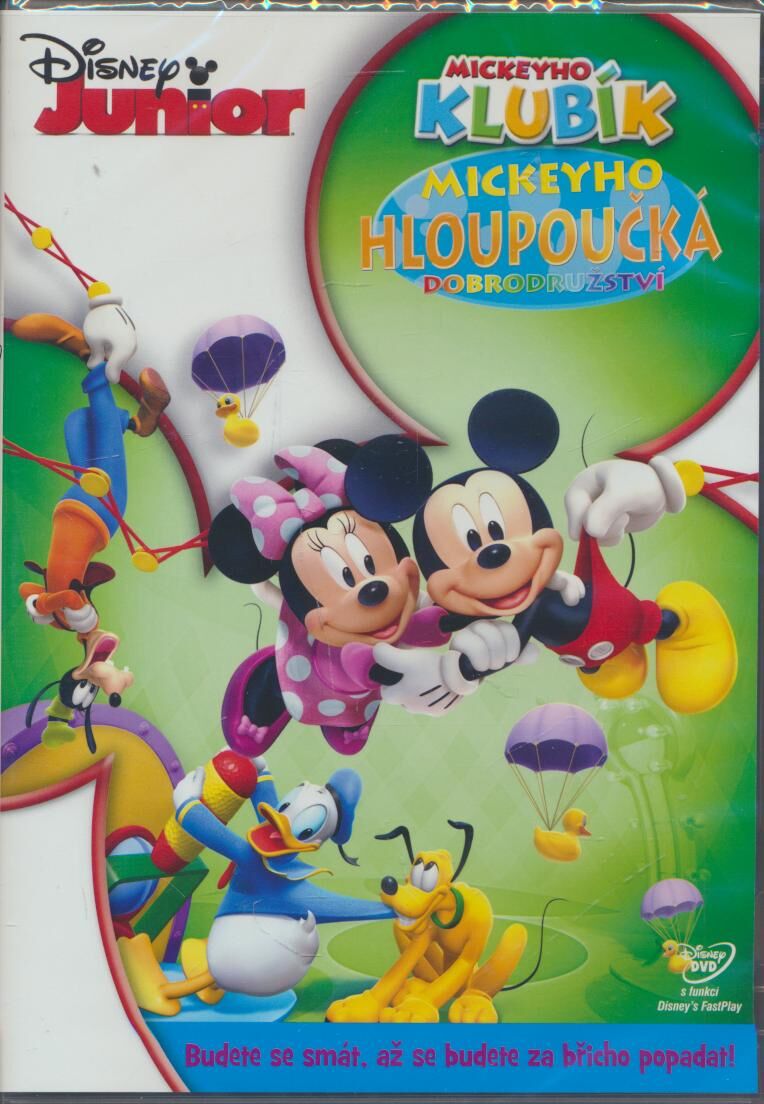 Mickeyho klubik: Mickeyho hloupoucka dobrodruzstvi DVD / Mickey Mouse  Clubhouse: Mickey's Super Silly Adventures (czech version)