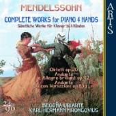 MENDELSSOHN-BARTHOLDY FELIX  - CD COMPLETE WORKS FOR..