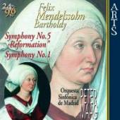 MENDELSSOHN-BARTHOLDY FELIX  - CD SYMPHONY NO.5 IN D MAJOR