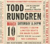 RUNDGREN TODD  - CD LIVE AT THE WARFIELD 10TH M