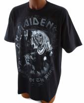 IRON MAIDEN =T-SHIRT=  - TR NOTB GREY TONE.. -S-