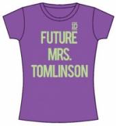 ONE DIRECTION =T-SHIRT=  - TR FUTURE MRS TOMLINSON - GIRLIE/PURPLE