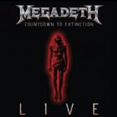 MEGADETH  - CD COUNTDOWN TO EXTINCTION - LIVE