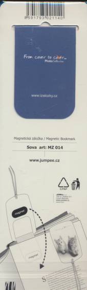  Magnetická záložka Sova - MZ 014 [CZE] - supershop.sk