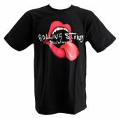 ROLLING STONES =T-SHIRT=  - TR OPEN MOUTH -XL- BLACK