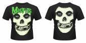 MISFITS =T-SHIRT=  - TR GLOW JUREK SKULL -L-