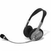  CANYON CNR-HS01N, HEADSET, SLÚCHADLA S MIKROFÓNOM, ČIERNO/STRIEBORNÉ - supershop.sk