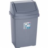  WHAM 11745 KÔŠ ODPADKOVÝ 15L STRIEBORNÝ - supershop.sk