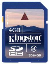  KINGSTON 4 GB . SDHC KARTA . CLASS 4 - suprshop.cz