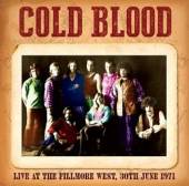 COLD BLOOD  - CD LIVE AT THE FILLMORE..