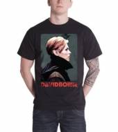 BOWIE DAVID =T-SHIRT=  - TR LOW PORTRAIT -S- BLACK