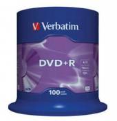  VERBATIM MÉDIUM DVD+R 4,7GB 16X 100-CAKE - supershop.sk