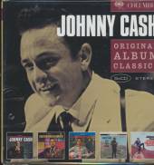 CASH JOHNNY  - 5xCD ORIGINAL ALBUM CLASSICS