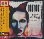 MARILYN MANSON  - CD LEST WE FORGET