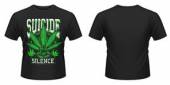 SUICIDE SILENCE =T-SHIRT=  - TR LEAVES OF THREE -L-