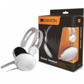  CANYON CNE-CHSU1W, USB HEADSET, SLÚCHADLA S MIKROFÓNOM, BIELE - supershop.sk
