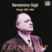 GIGLI BENIAMINO  - CD BENIAMINO GIGLI-SONGS 1953-1954