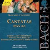 BACH - ENSEMBLE - RILLING  - CD BACH - KANTATEN BWV 4-6