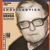 SHOSTAKOVICH D.  - CD COMPLETE SONGS VOL.2