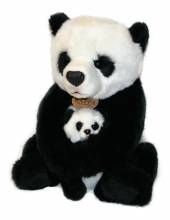  Plyšová panda s mládětem, 27 cm - supershop.sk