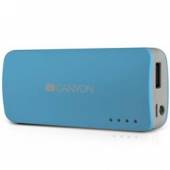  CANYON CNE-CPB44BL EXTERNÁ BATÉRIA S NABÍJAČKOU 4400MAH, SINGLE USB 5V/1A, PRE SMARTFÓNY A TABLETY, - supershop.sk