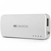  CANYON CNE-CPB44W EXTERNÁ BATÉRIA S NABÍJAČKOU 4400MAH, SINGLE USB 5V/1A, PRE SMARTFÓNY A TABLETY, B - supershop.sk