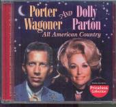 WAGONER PORTER / PARTON DOLLY  - CD ALL AMERICAN COUNTRY