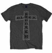 BLACK SABBATH =T-SHIRT=  - TR CROSS -XL- CHARCOAL