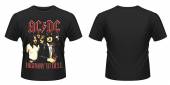 AC/DC =T-SHIRT=  - TR HIGHWAY TO HELL - B&W -S-