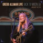 ALLMAN GREGG  - 2xCD LIVE: BACK TO MACON, GA