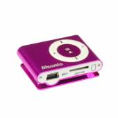  MP3 prehrávač ružový s čítačkou kariet, slúchadlá, Miniusb K - supershop.sk