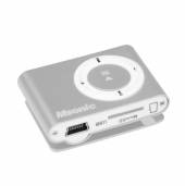  MP3 prehrávač stříbrný s čtečkou karet,sluchátka,miniUSB - supershop.sk
