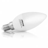  WE LED žárovka SMD2835 C30 E14 5W bílá mléčná - suprshop.cz
