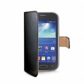  CELLY POUZDRO TYPU KNIHA WALLET GALAXY ACE 4, ČERNÉ - supershop.sk