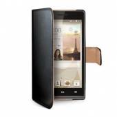  CELLY POUZDRO TYPU KNIHA WALLET HUAWEI G6, ČERNÉ - supershop.sk
