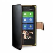  CELLY POUZDRO TYPU KNIHA WALLET PRO LUMIA 630/635, ČERNÉ - supershop.sk