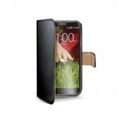  CELLY POUZDRO TYPU KNIHA WALLET PRO LG G2, ČERNÉ - supershop.sk