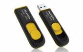  ADATA DASHDRIVE™ SERIES UV128 16GB USB 3.0 FLASHDISK, VÝSUVNÝ, ČIERN+ŽLTÁ - supershop.sk