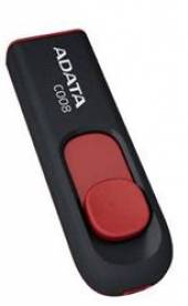  ADATA Classic Series C008 64GB USB 2.0 flashdisk,výsuvný konektor,čierno-červený - supershop.sk