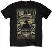 PINK FLOYD =T-SHIRT=  - TR CARNEGIE HALL -MEN- BLACK