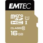  EMTEC MICROSDHC 16GB CLASS10 GOLD + - suprshop.cz