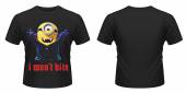 MINIONS =T-SHIRT=  - TR I WON T BITE