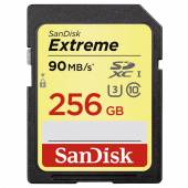  SANDISK EXTREME SDXC 256GB 90MB/S UHS-I - suprshop.cz