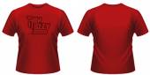 THIN LIZZY =T-SHIRT=  - TR OUTLINE LOGO -RED/L-