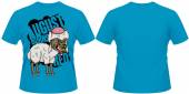 AUGUST BURNS RED =T-SHIRT =T-S  - TR WOLF IN SHEEP -L- BLUE
