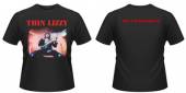 THIN LIZZY =T-SHIRT=  - TR LIVE AND DANGEROUS -S-