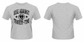 RISE AGAINST =T-SHIRT=  - TR TRAGEDY TIME -XXL- GREY