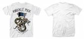 KNUCKLE PUCK =T-SHIRT=  - TR SNAKE -L- WHITE