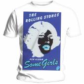 ROLLING STONES  - TRI BLACK AND BLUE/UNISEX/WHITE/SMALL