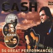 CASH JOHNNY  - 3xCD 54 GREAT PERFORMANCES
